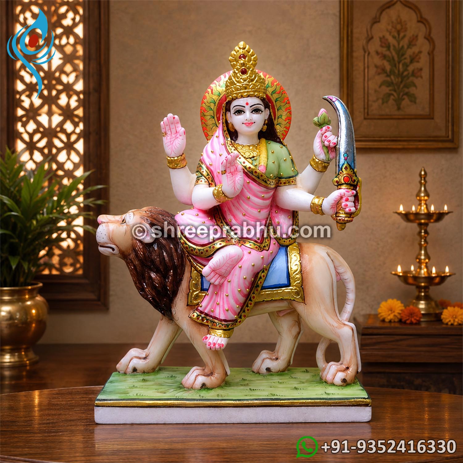 Marble Katyayani Statue