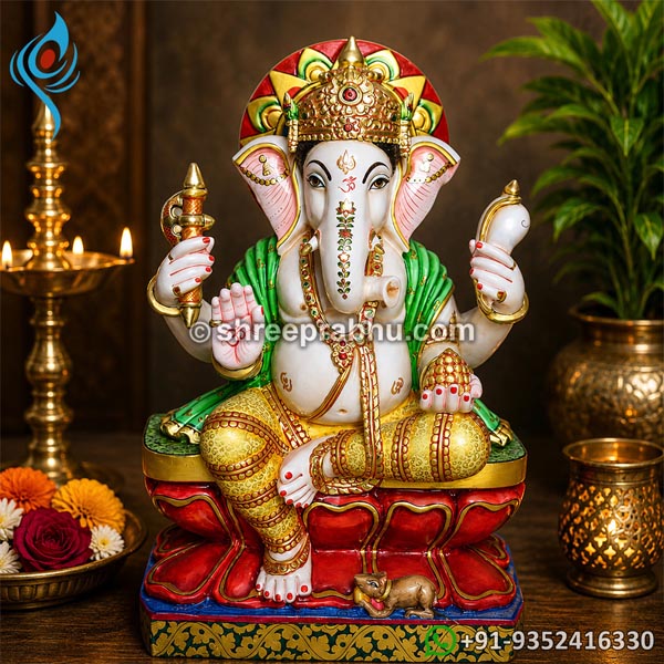  Ganpati Marble Murti