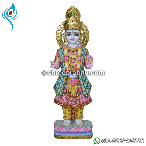 Marble Swaminarayan murti