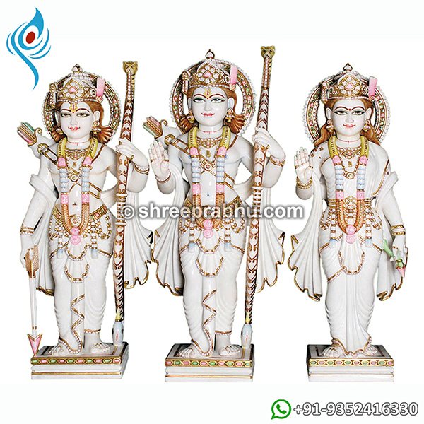 Ram darbar marble moorti