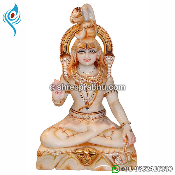 Mahadev marble murti