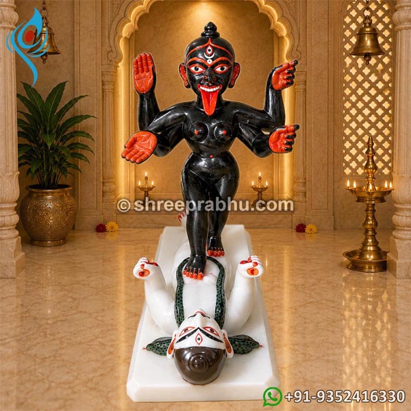 Black Dakshineswar Kali Maa Murti