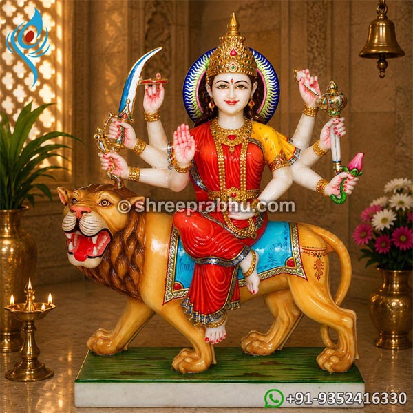 Durga Mata Marble Murti for Home