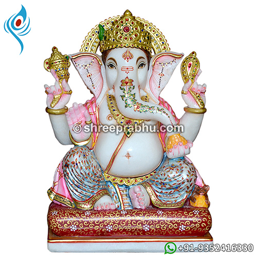 Ganesh idol in marble