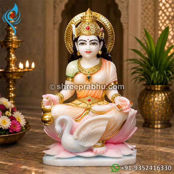 Gayatri mata marble murti
