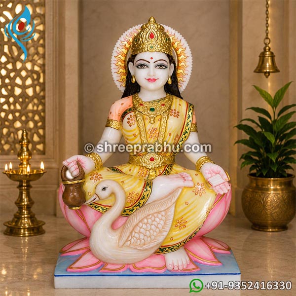 Gayatri mata marble murti