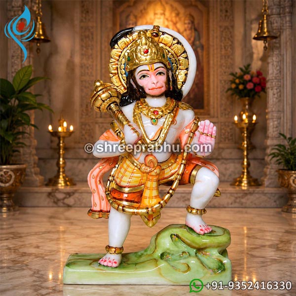 Hanuman idol for home marble