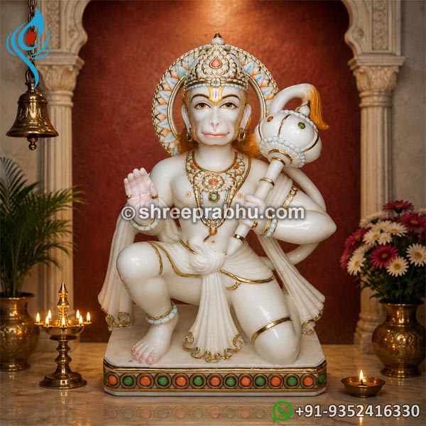 Hanuman marble idol