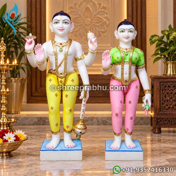 ISKCON Style Marble Narayan Murti