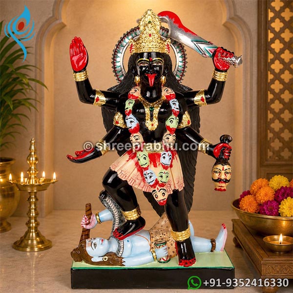 Kali Mata Marble Statue