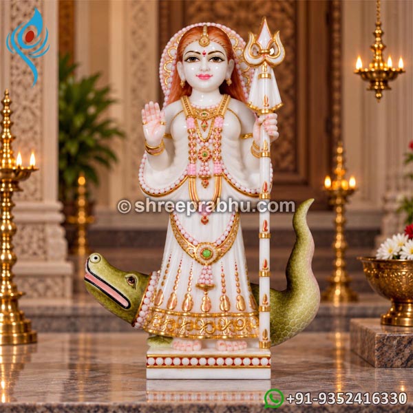 Khodiyar Mata marble idol