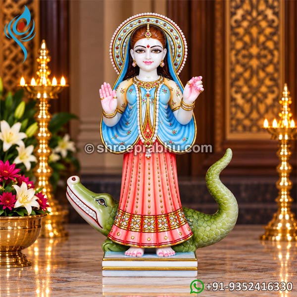 Khodiyar Mata marble murti