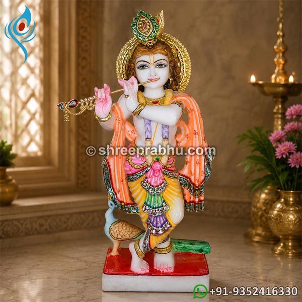 Krishna ji marble murti
