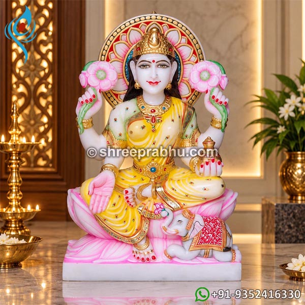 Lakshmi Devi Marble Idol