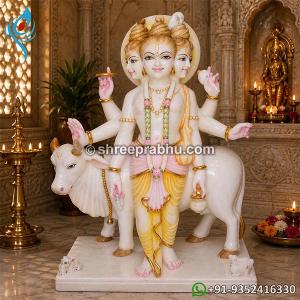 Lord Dattatreya Marble Statues