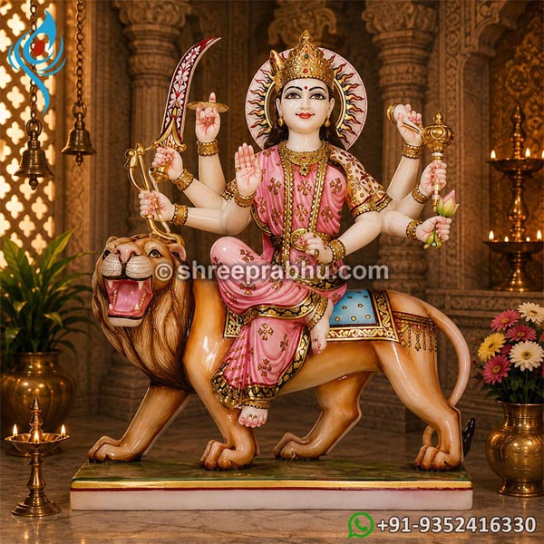 Maa Durga Marble Murti
