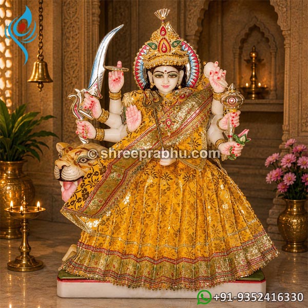 Maa durga ki marble ki murti