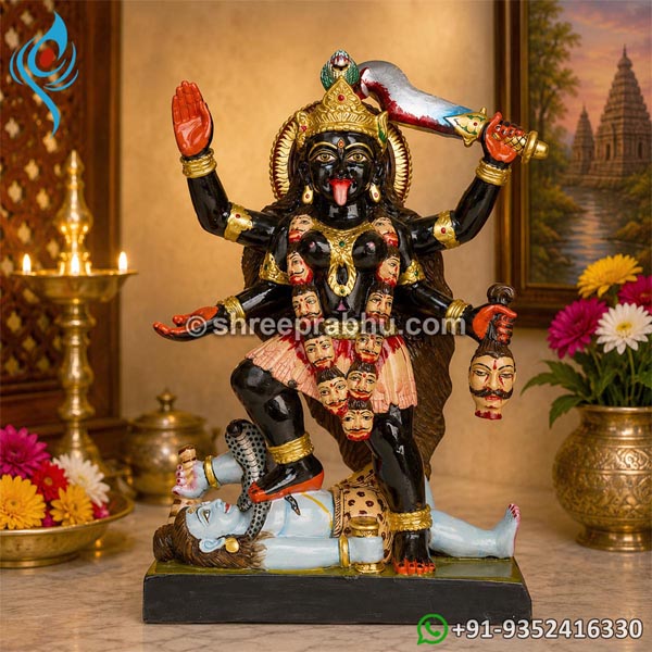 Mahakali marble murti