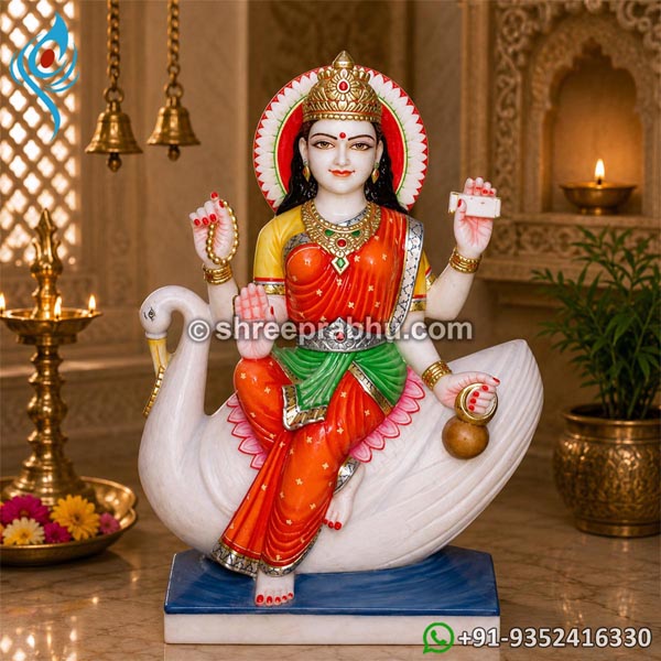 Marble Brahmani Maa Statue