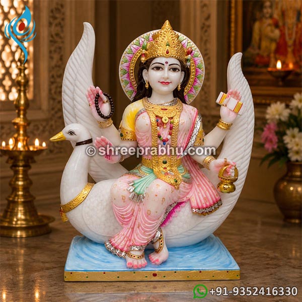 Marble Brahmani Statue