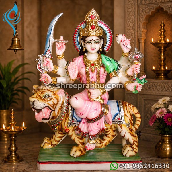 Marble Durga Maa Murti