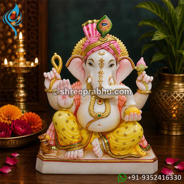 Marble Ganesh Murti