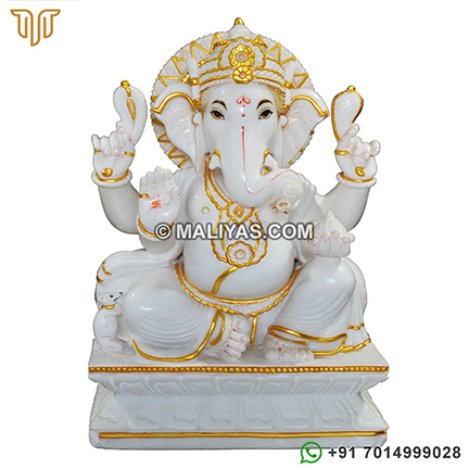 Marble Ganesh statue