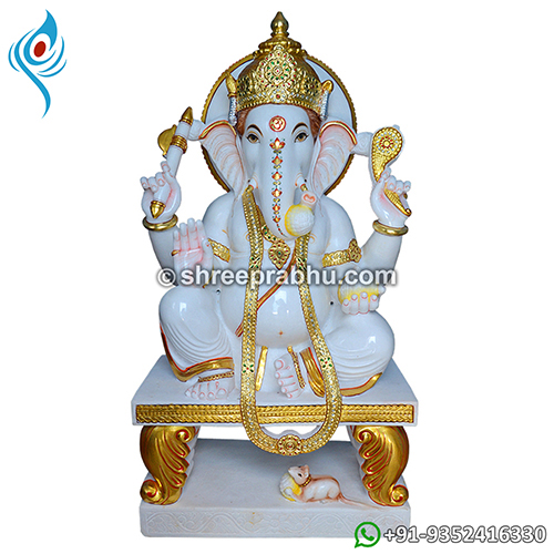 Marble Ganesha idol