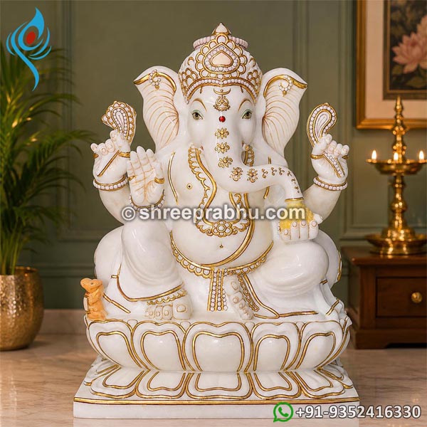 Marble Ganpati Idol 