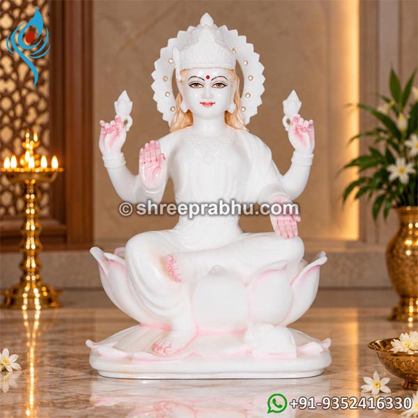 Marble God Laxmi Murti