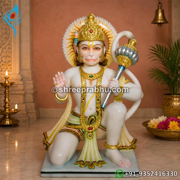 Marble Hanuman Idol