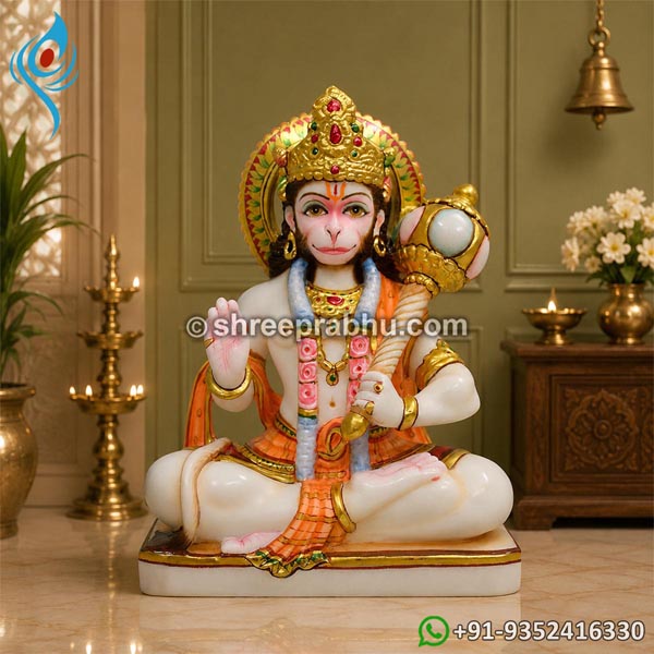 Marble Hanuman Idol