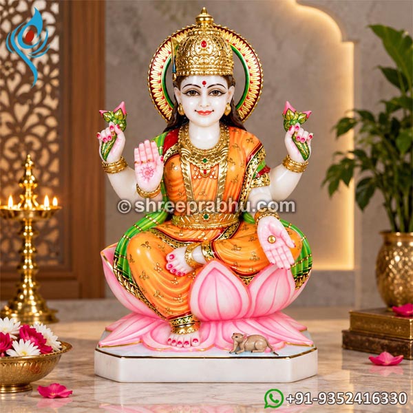 Marble Idol Laxmi Statue