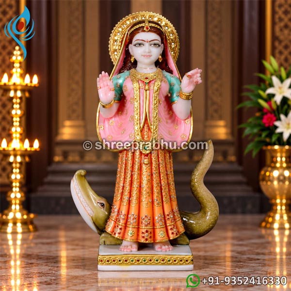 Marble Khodiyar Maa statue supplier
