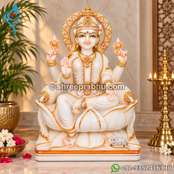 Marble Lakshmi Moorti