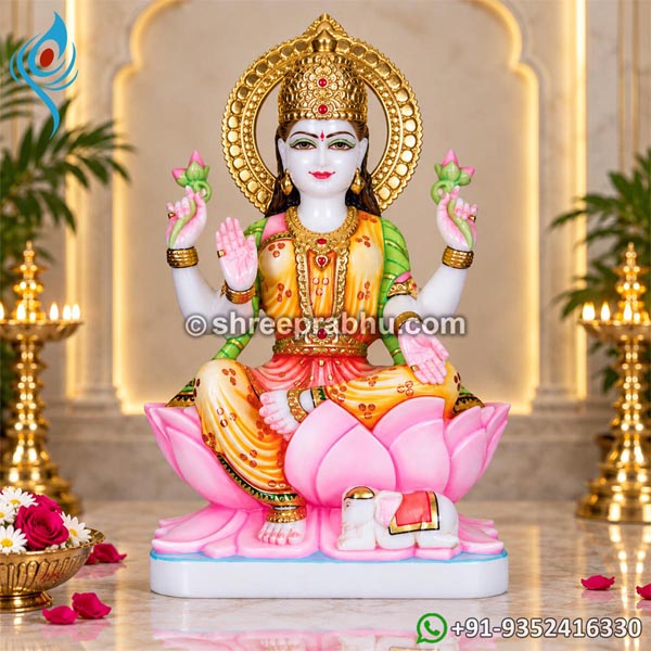 Marble Lakshmi Statue