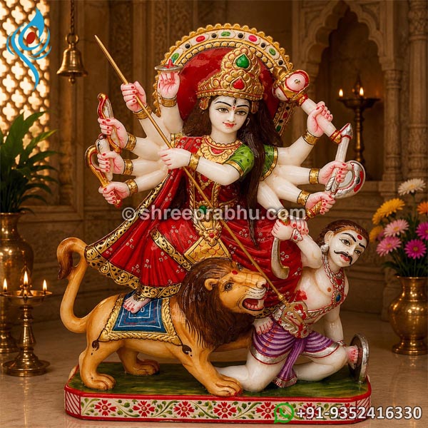 Marble Maa Durga Mahishasur Vadh