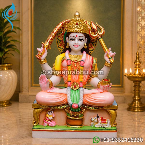 Marble Santoshi Mata Idol