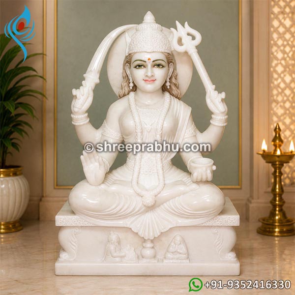 Marble Santoshi Mata Statue