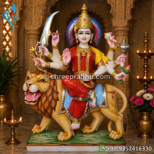 Marble Stone Durga Murti