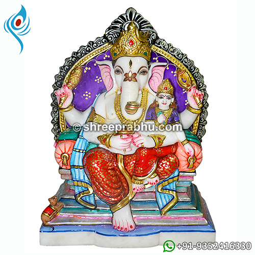 Marble Varada ganesh Statue