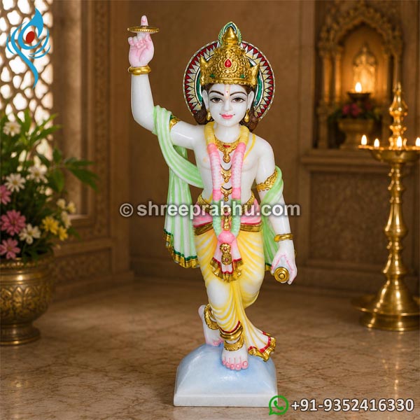 Marble chakra dhari krishna