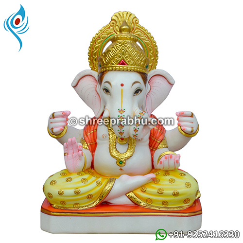 Marble dagdusheth ganesh murti