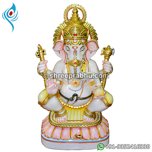 Marble ganesh ji murti