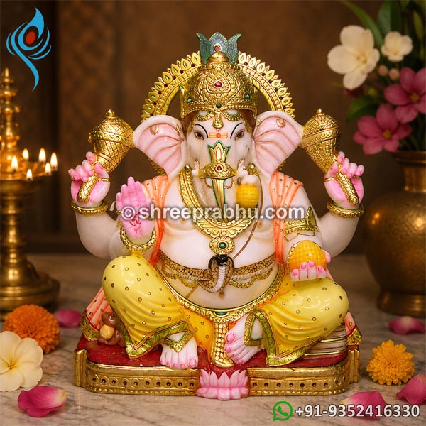 Marble ganesh ji murti
