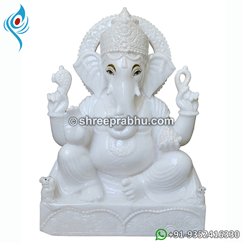 Marble ganesh moorti