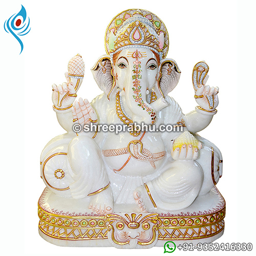 Marble ganesh moorti