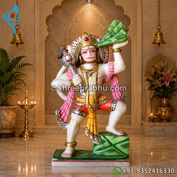 Marble hanuman ji idol