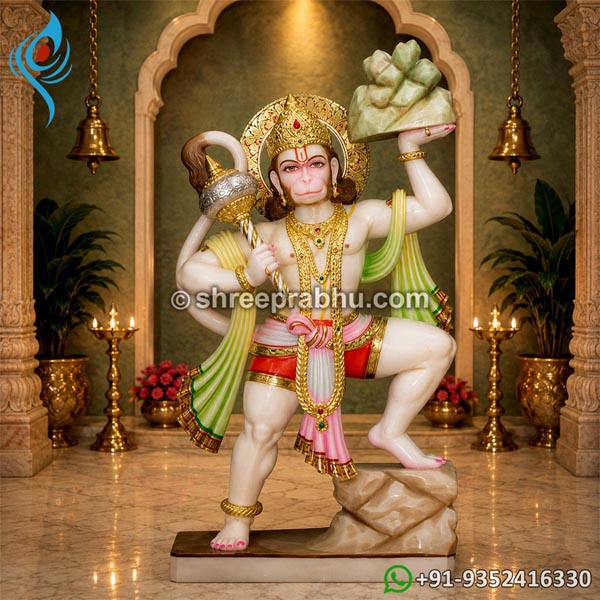 Marble hanuman ji statue