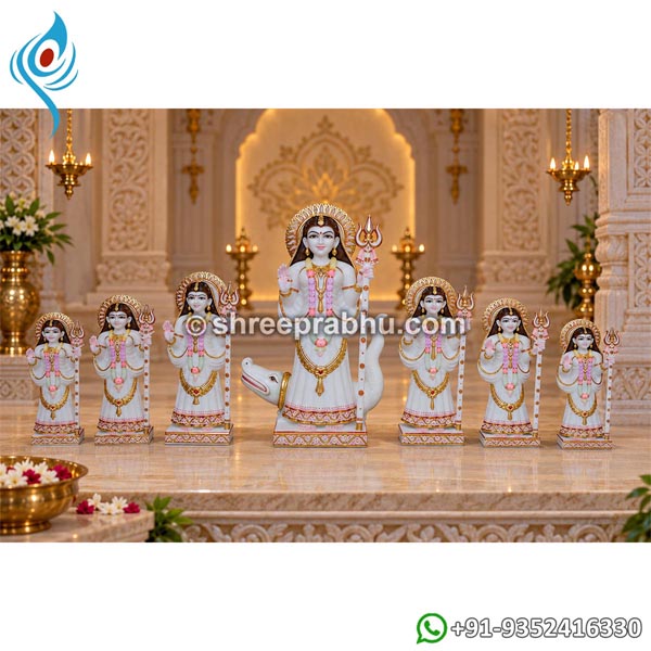 Marble khodiyar maa 7 sister Murtis